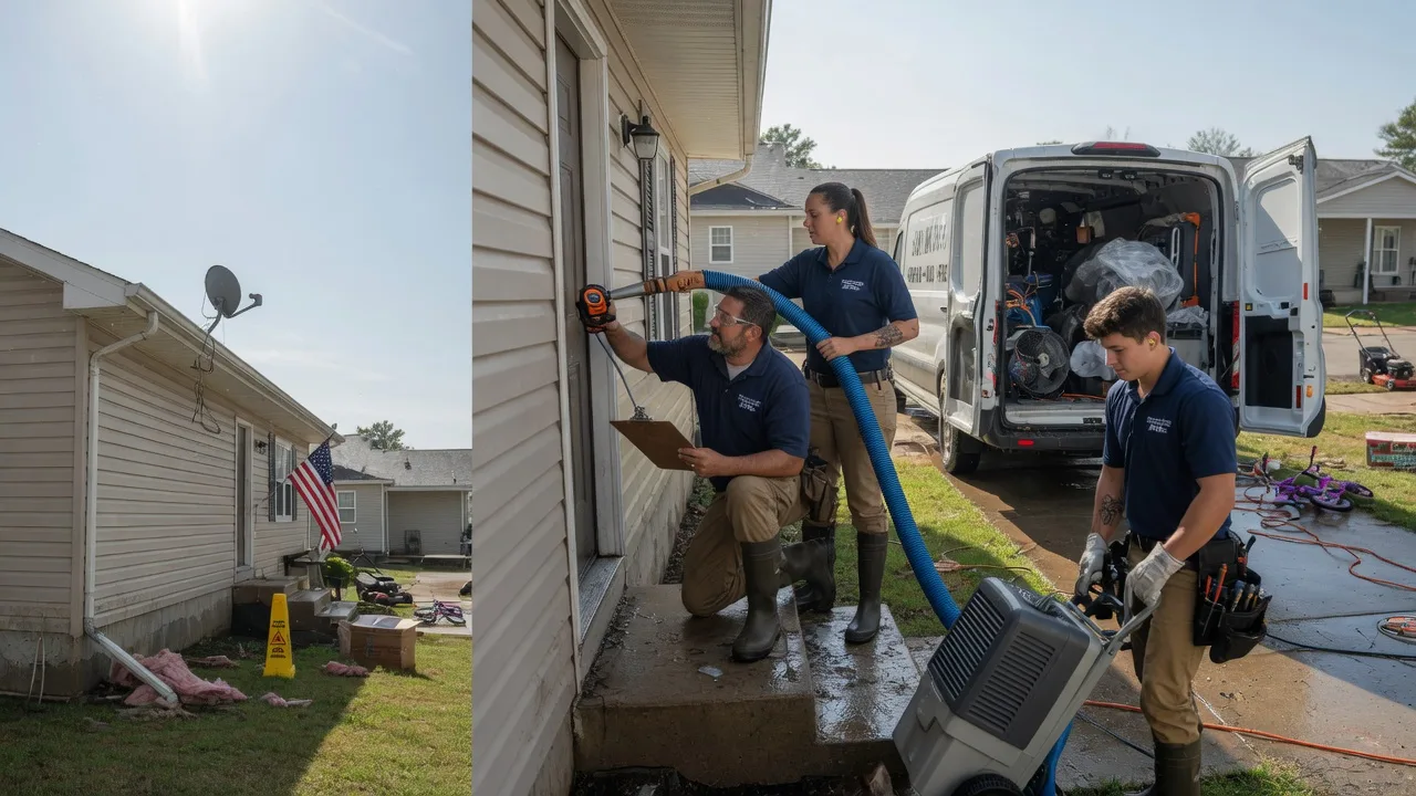 Ceiling Water Damage Restoration in Avoca, NE near me